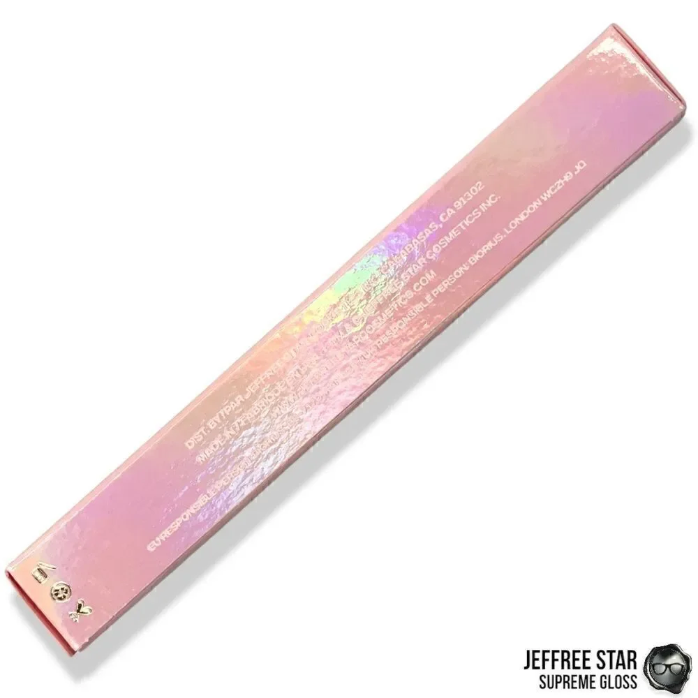 JEFFREE STAR IMPROPER SUPREME GLOSS FULL PIGMENT LIP COLOR DARK MAUVE NEW IN BOX